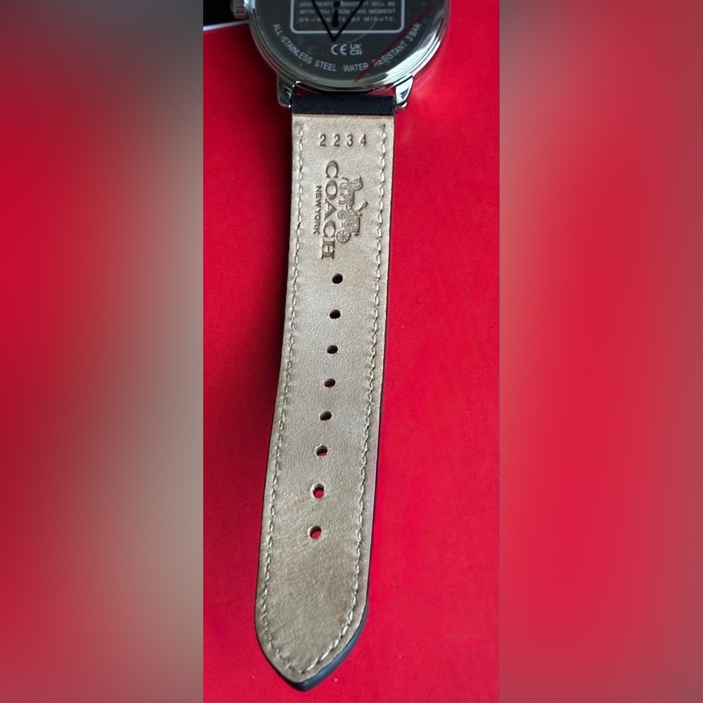 COACH Watch,Coach Black Watch with Colorful Stars - Picture 9 of 14